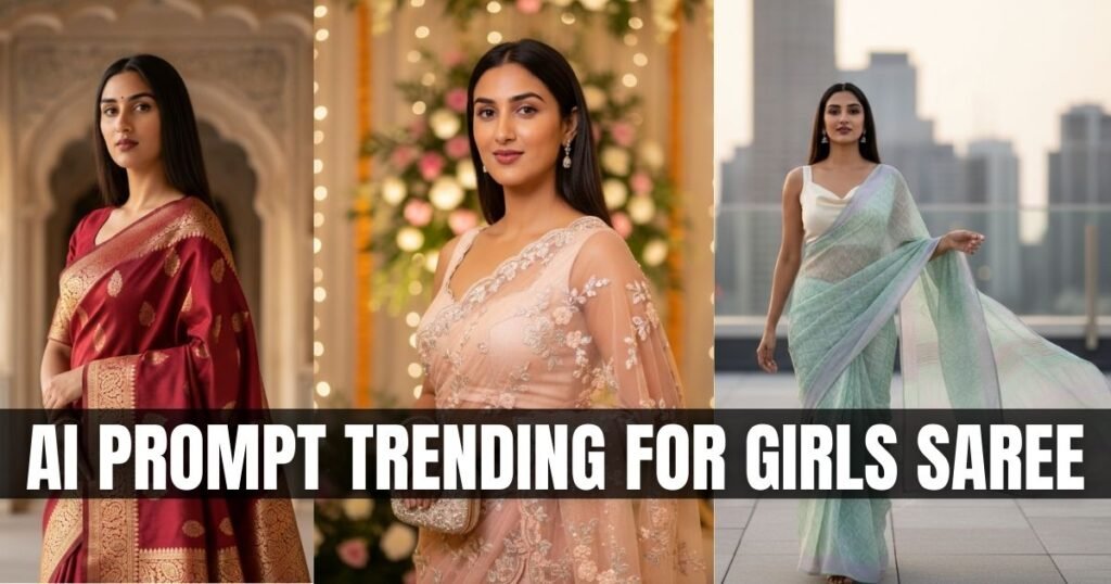 Gemini Ai Prompt Trending for Girls Saree